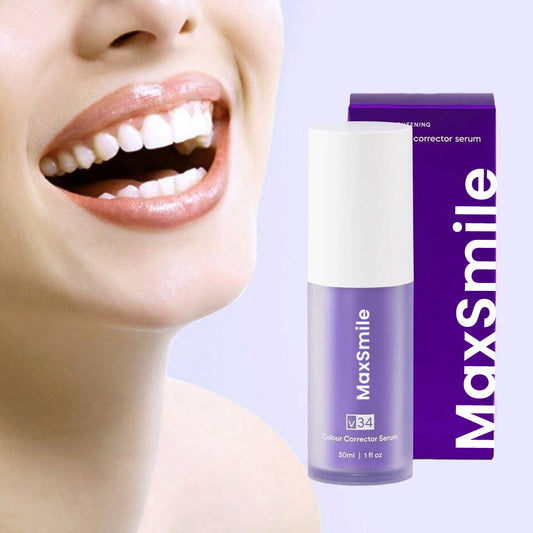 MaxSmile Teeth Color Corrector Purple Teeth Whitening Toothpaste